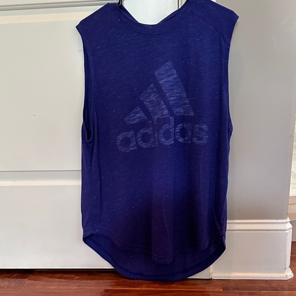 Adidas Navy Sleeveless Top